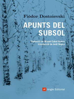 cover image of Apunts del subsol